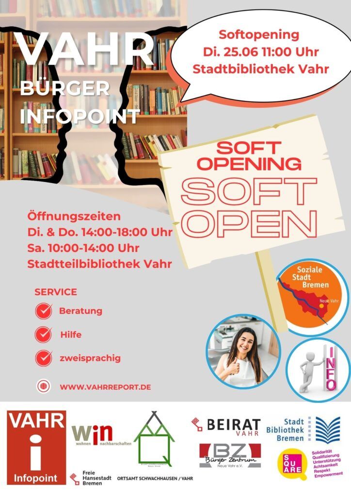 Softopening Bürgerinforpoint - Stadtbibliothek Vahr